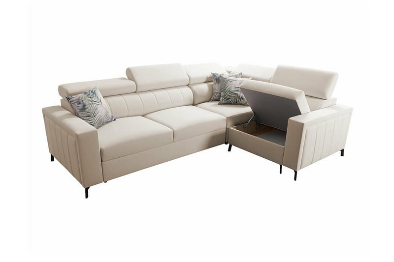 Galbally 3-sits Hörnbäddsoffa Dark blue - Møbler - Sofaer - Sovesofaer