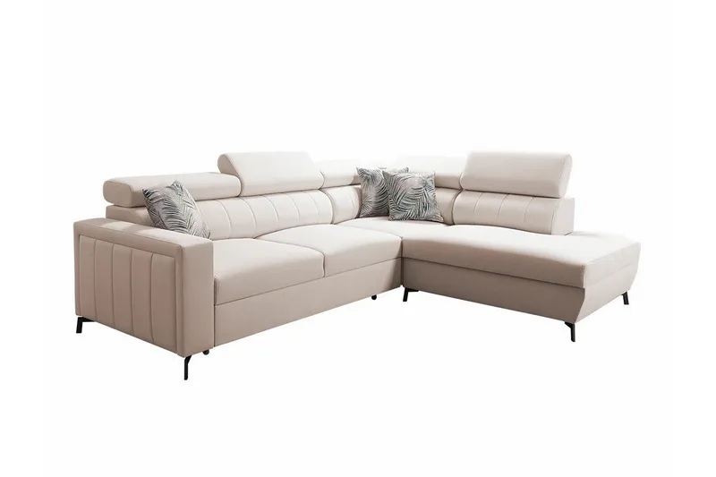 Galbally 3-sits Hörnbäddsoffa NO_BRAND beige, undefined