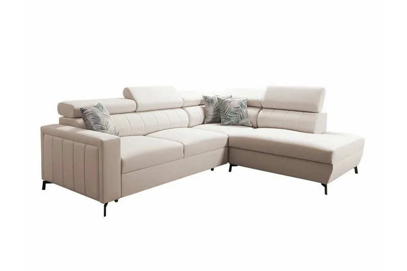 Galbally 3-sits Hörnbäddsoffa NO_BRAND beige, undefined