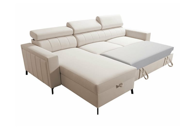 Galbally 3-sits Hörnbäddsoffa NO_BRAND Dark blue - Møbler - Sofaer - Sovesofaer