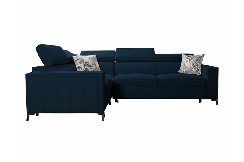 Galbally 3-sits Hörnbäddsoffa NO_BRAND Dark blue - Møbler - Sofaer - Sovesofaer