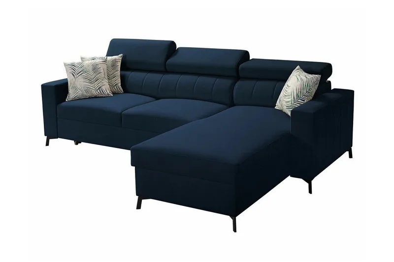 Galbally 3-sits Hörnbäddsoffa NO_BRAND Dark blue, undefined
