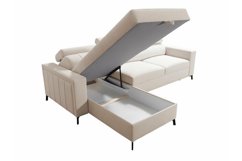 Galbally 3-sits Hörnbäddsoffa NO_BRAND Dark blue - Møbler - Sofaer - Sovesofaer