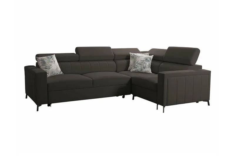 Galbally 3-sits Hörnbäddsoffa NO_BRAND Dark brown, undefined