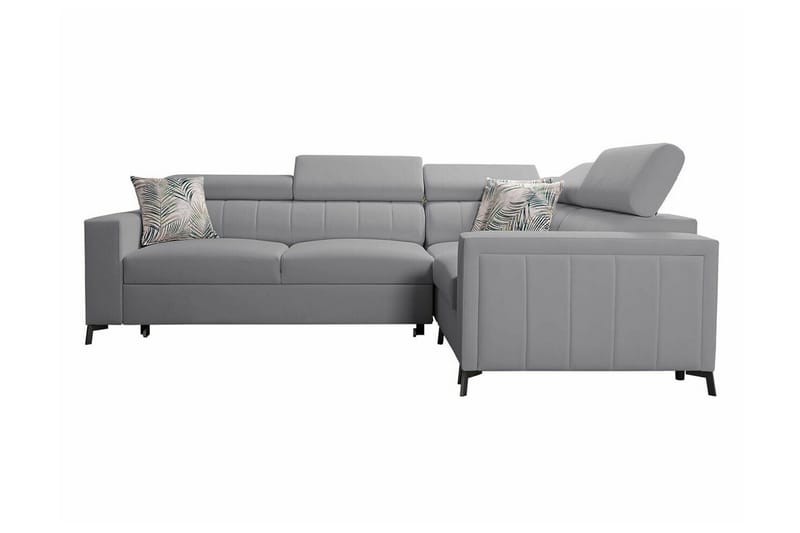 Galbally 3-sits Hörnbäddsoffa NO_BRAND Light grey - Møbler - Sofaer - Sovesofaer