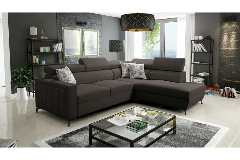 Galbally 3-personers hjørnesovesofa - Møbler - Sofaer - Sovesofaer