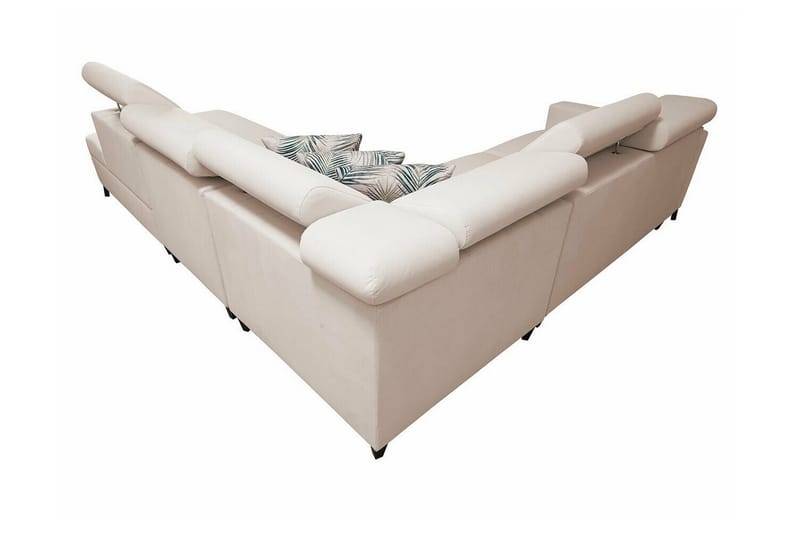 Galbally 4-sits Hörnbäddsoffa beige - Møbler - Sofaer - Sovesofaer