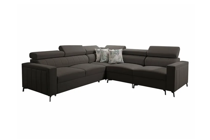 Galbally 4-sits Hörnbäddsoffa NO_BRAND Dark brown, undefined