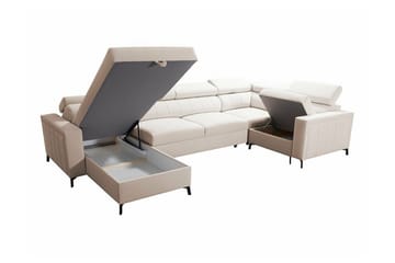Galbally 4-personers hjørnesovesofa - Møbler - Sofaer - Sovesofaer