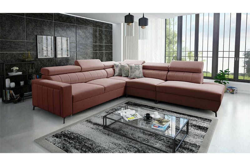 Galbally 4-personers hjørnesovesofa - Møbler - Sofaer - Sovesofaer