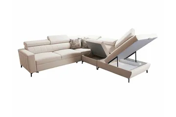 Galbally 4-personers hjørnesovesofa - Møbler - Sofaer - Sovesofaer