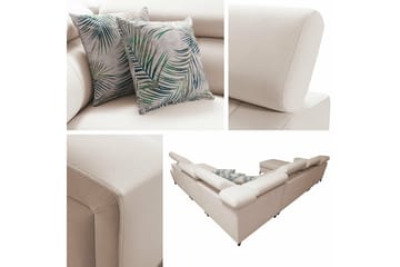 Galbally 5-sits Hörnbäddsoffa Dark blue - Møbler - Sofaer - Sovesofaer