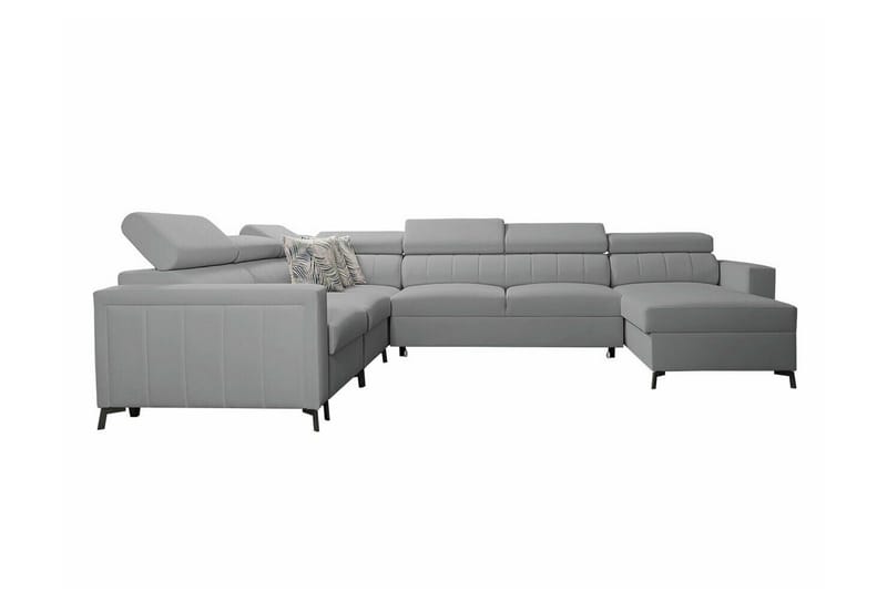 Galbally 5-sits Hörnbäddsoffa Ljusgrå, undefined