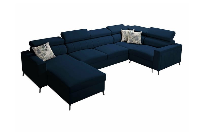 Galbally 5-sits Hörnbäddsoffa NO_BRAND Dark blue, undefined