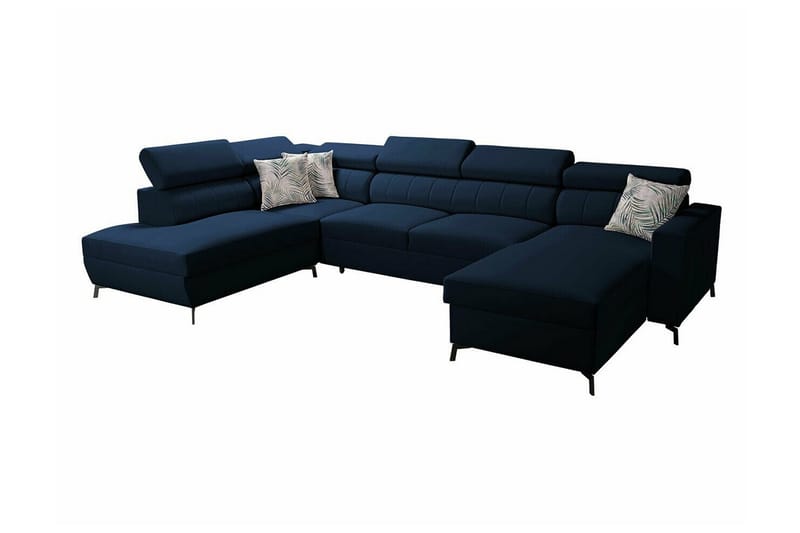 Galbally 5-sits Hörnbäddsoffa NO_BRAND Dark blue, undefined