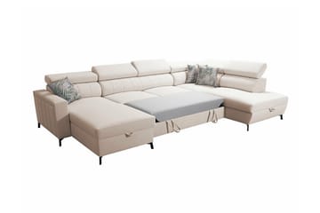 Galbally 5-personers hjørnesovesofa - Møbler - Sofaer - Sovesofaer