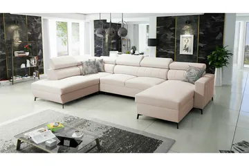 Galbally 5-personers hjørnesovesofa - Møbler - Sofaer - Sovesofaer