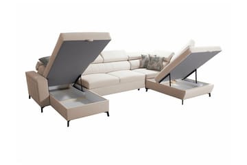 Galbally 5-personers hjørnesovesofa - Møbler - Sofaer - Sovesofaer