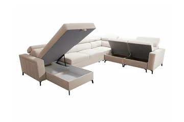 Galbally 5-personers hjørnesovesofa - Møbler - Sofaer - Sovesofaer
