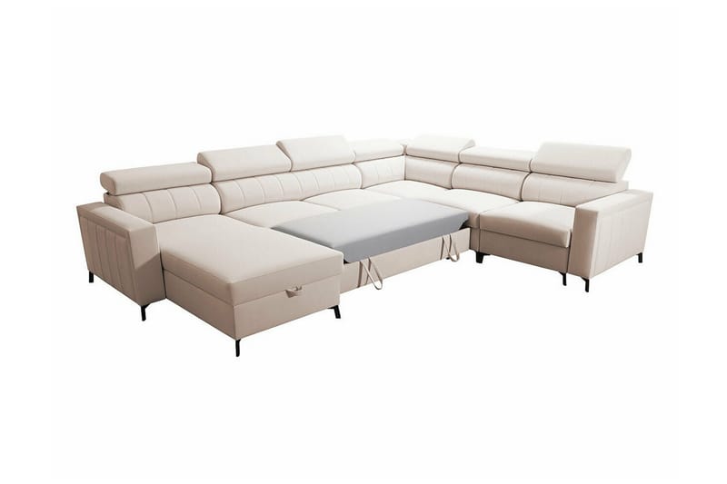 Galbally 5-personers hjørnesovesofa - Møbler - Sofaer - Sovesofaer