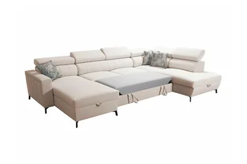 Galbally 5-personers hjørnesovesofa - Møbler - Sofaer - Sovesofaer