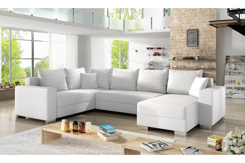 Gallicanta Hjørnesovesofa, Hvid