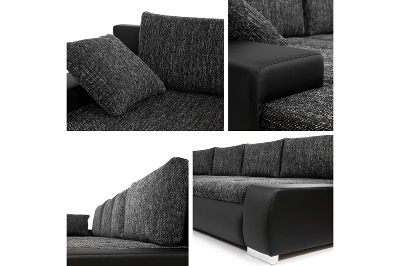 Gammel Sovesofa Dobbelt Divan 4-Personers - Hvid - Møbler - Sofaer - Sovesofaer