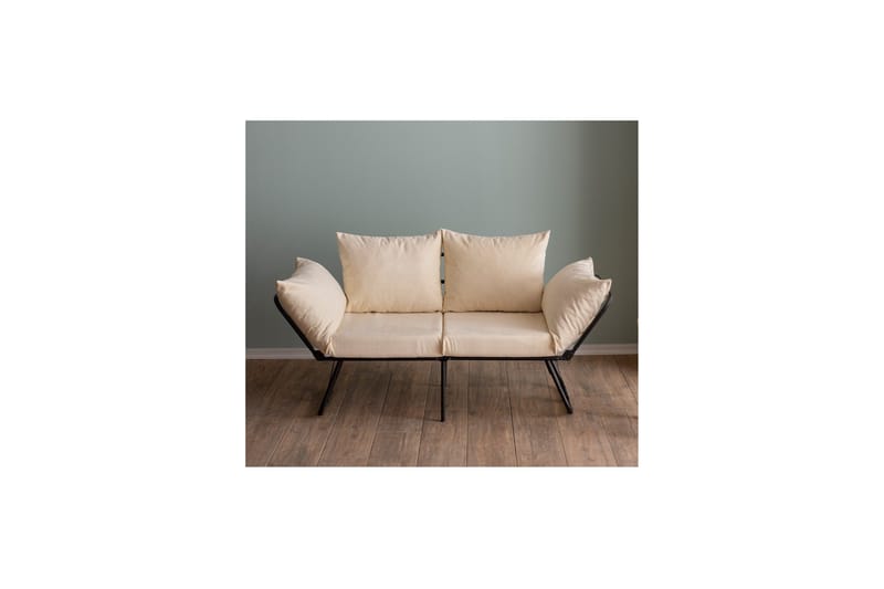 Giancarlo Sovesofa 2-personers - Creme - Møbler - Sofaer - Sovesofaer