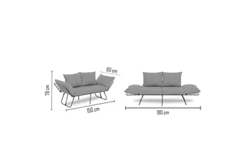 Giancarlo Sovesofa 2-personers - Grøn - Møbler - Sofaer - Sovesofaer