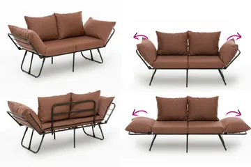 Giancarlo Sovesofa 2-personers - Lys brun - Møbler - Sofaer - Sovesofaer