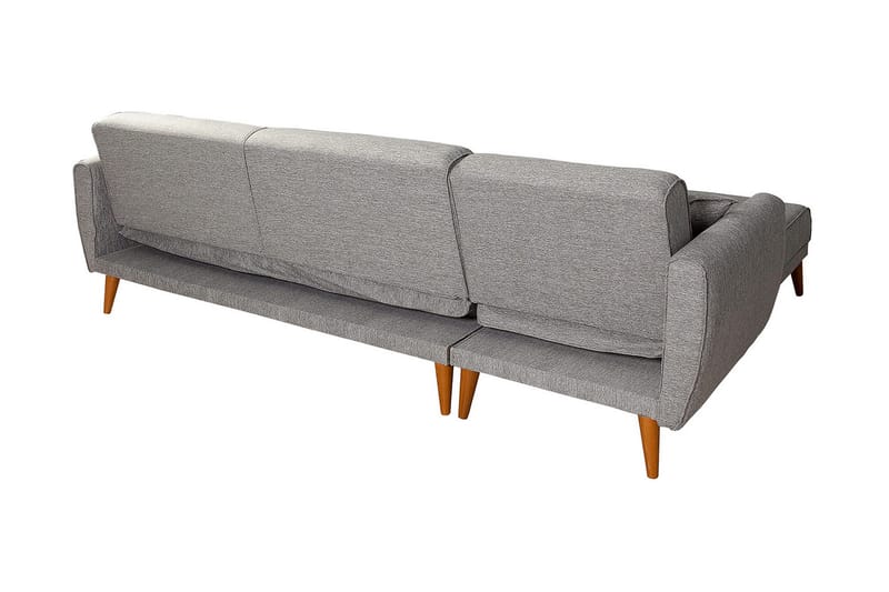 Gjoni sovesofa med divan højre - Grå - Møbler - Sofaer - Sovesofaer