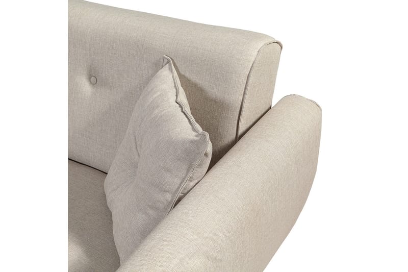 Gjoni sovesofa med divan højre - Hvid - Møbler - Sofaer - Sovesofaer