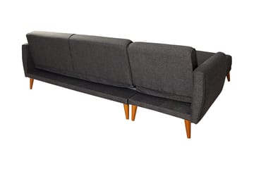 Gjoni sovesofa med divan venstre - Grå - Møbler - Sofaer - Sovesofaer