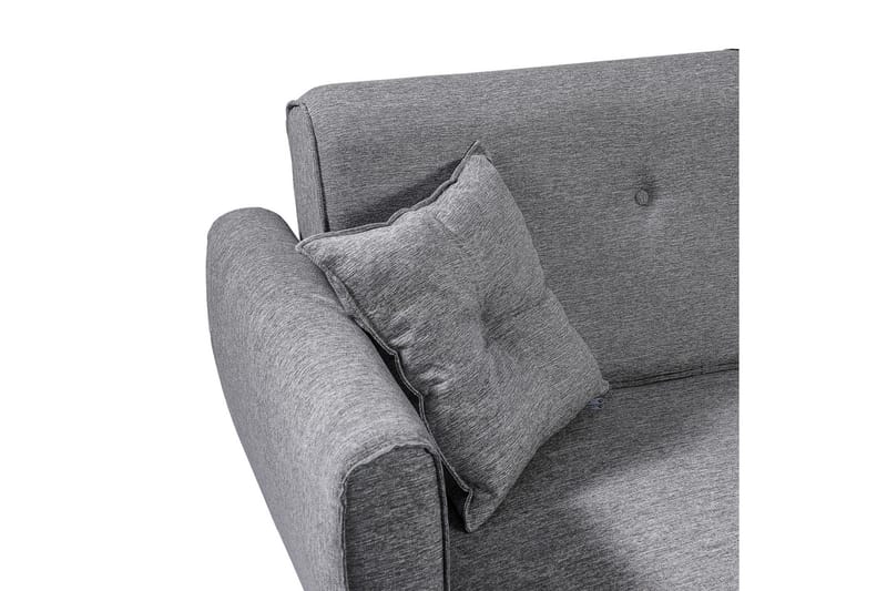 Gjoni sovesofa med divan venstre - Grå - Møbler - Sofaer - Sovesofaer