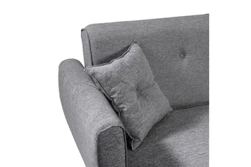 Gjoni sovesofa med divan venstre - Grå - Møbler - Sofaer - Sovesofaer
