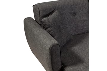 Gjoni sovesofa med divan venstre - Grå - Møbler - Sofaer - Sovesofaer