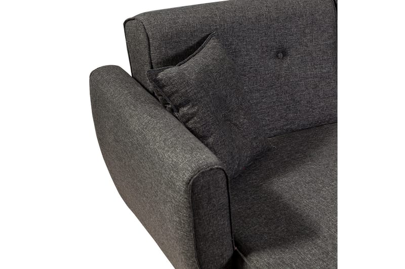 Gjoni sovesofa med divan venstre - Grå - Møbler - Sofaer - Sovesofaer