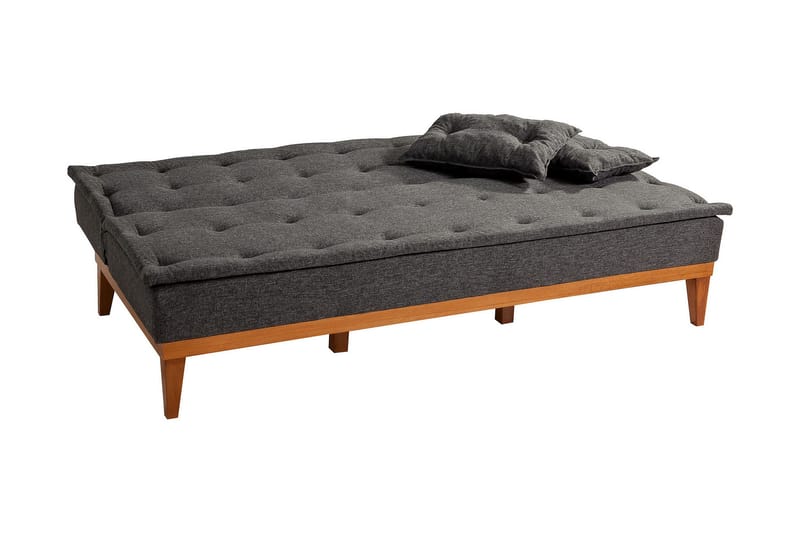 Glyddyn 3-pers. Sovesofa - Grå - Møbler - Sofaer - Sovesofaer