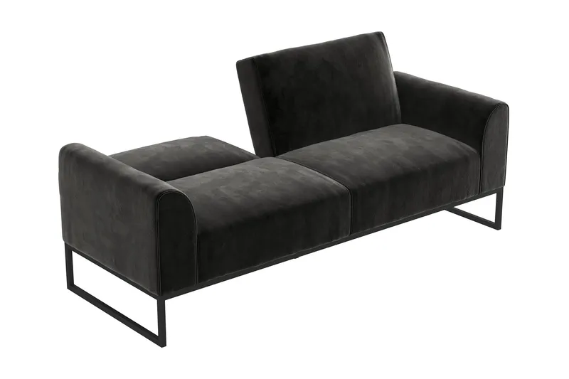 Gonxhe Sovesofa - Sort - Møbler - Sofaer - Sovesofaer