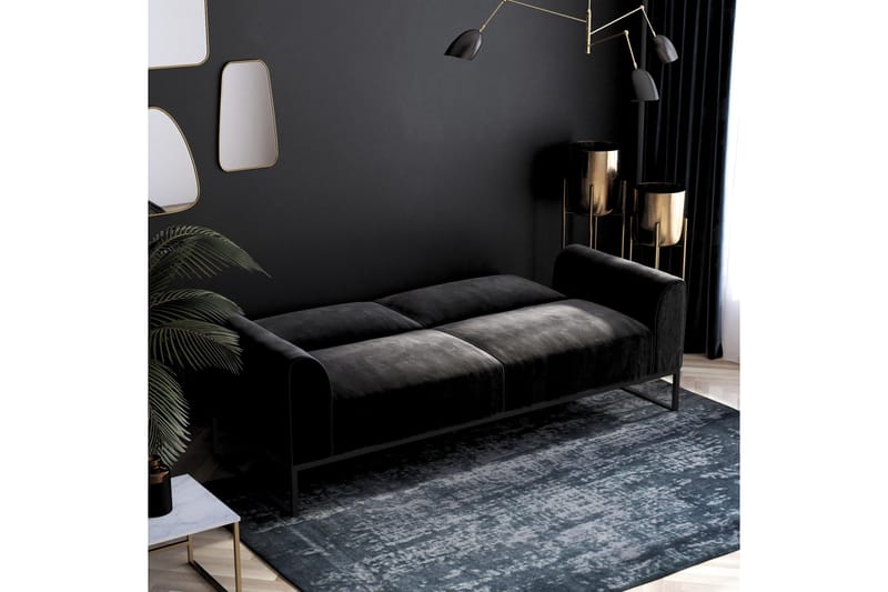 Gonxhe Sovesofa - Sort - Møbler - Sofaer - Sovesofaer