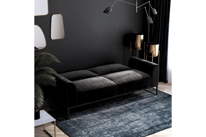 Gonxhe Sovesofa - Sort - Møbler - Sofaer - Sovesofaer