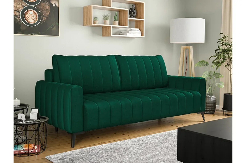 Graystone 2-sits Bäddsoffa Dark green - Møbler - Sofaer - Sovesofaer