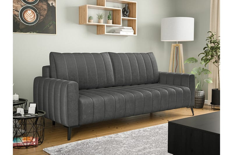 Graystone 2-sits Bäddsoffa Dark grey - Møbler - Sofaer - Sovesofaer