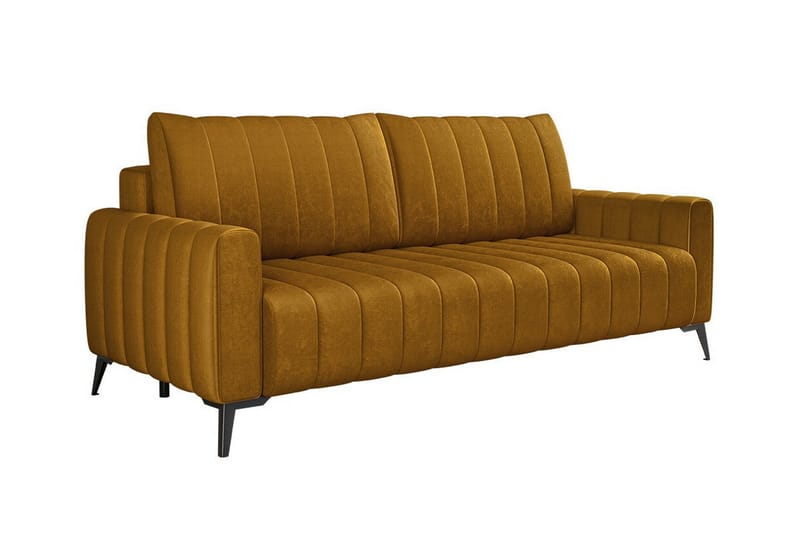 Graystone 2-pers. Sovesofa - Mørkegul - Sovesofaer - 2 personers sovesofa