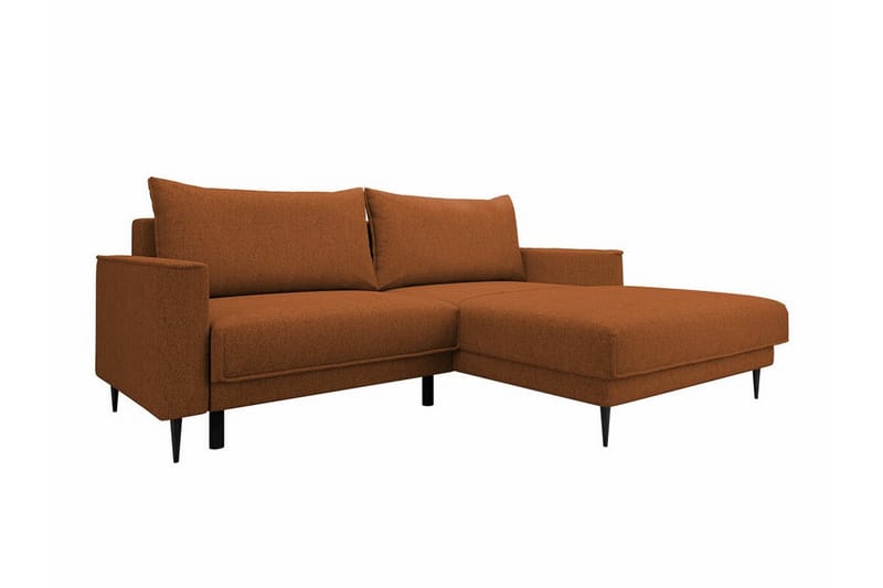 Graystone 2-pers. Hjørnesovesofa - Orange - Sovesofaer - Hjørnesovesofa