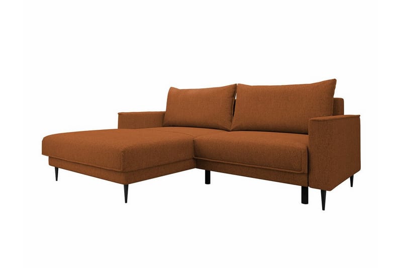 Graystone 2-pers. Hjørnesovesofa - Orange - Sovesofaer - Hjørnesovesofa