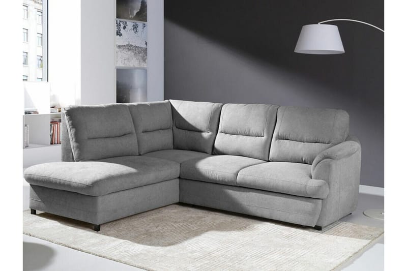 Graystone 3-pers. Hjørnesovesofa - Lysegrå - Møbler - Sofaer - Sovesofaer