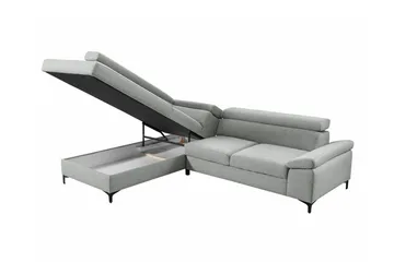 Graystone 3-pers. Hjørnesovesofa - Mørkegrå - Møbler - Sofaer - Sovesofaer