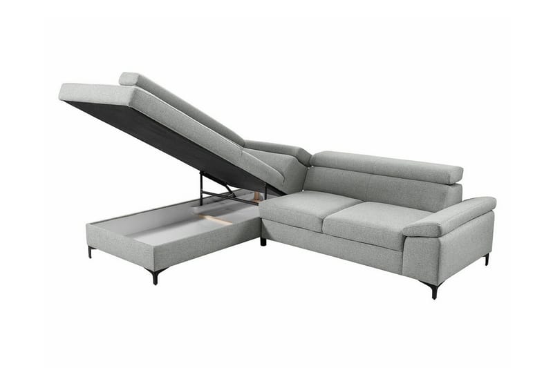 Graystone 3-pers. Hjørnesovesofa - Mørkegrå - Møbler - Sofaer - Sovesofaer