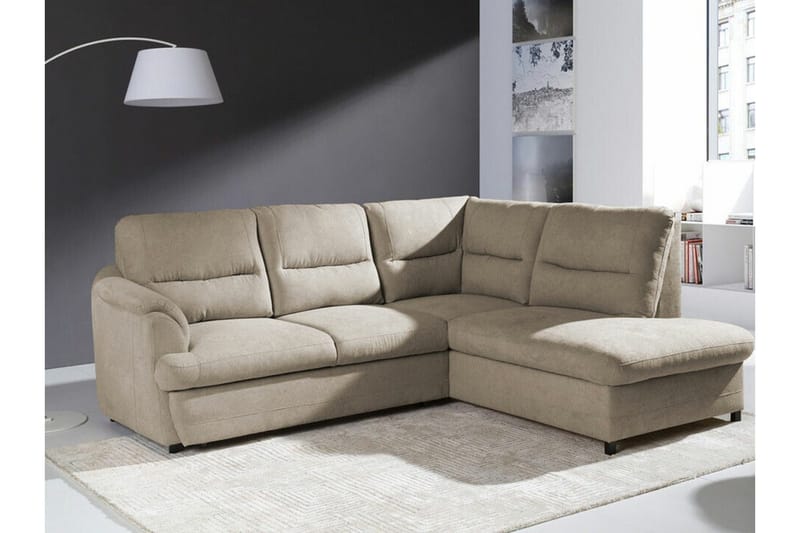 Graystone 3-pers. Hjørnesovesofa - Cream - Møbler - Sofaer - Sovesofaer